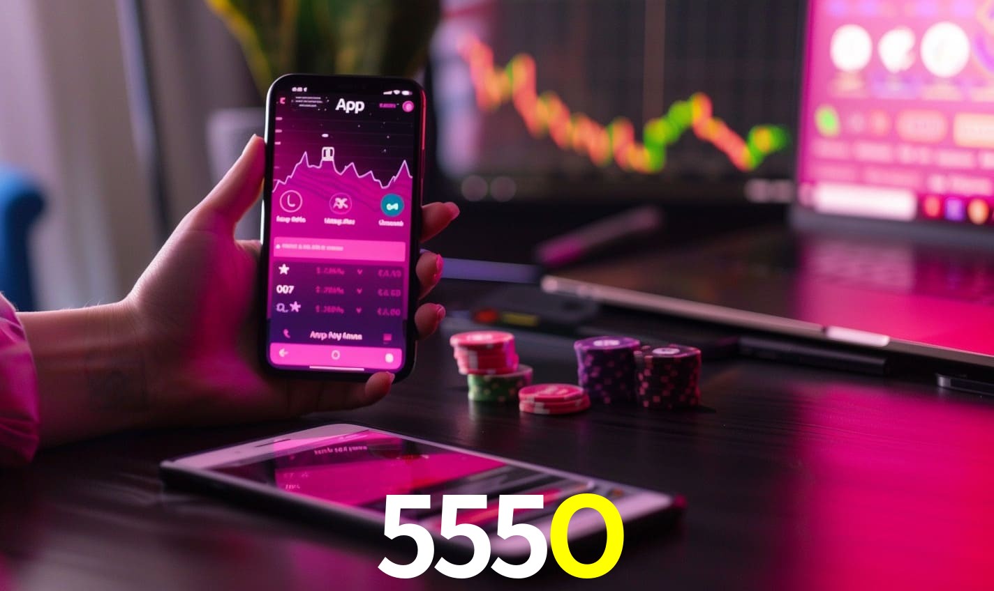 Comparação APP mobile vs versão web da 555O